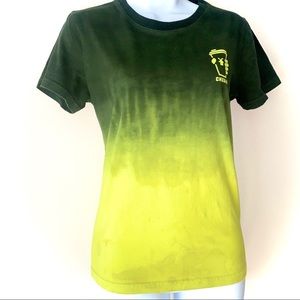 Women’s Dutch Bros Neon Ombré T-Shirt Size Large